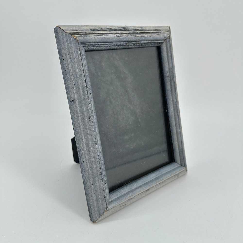 Rustic Gray Weathered Wood 5x7 Picture Frame Farmhouse Tabletop Wall Decor
